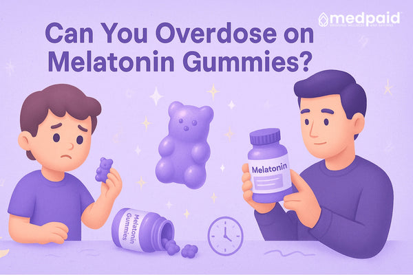 Image showcasing Can You Overdose on Melatonin Gummies? Facts & Safe Use – Medpaid