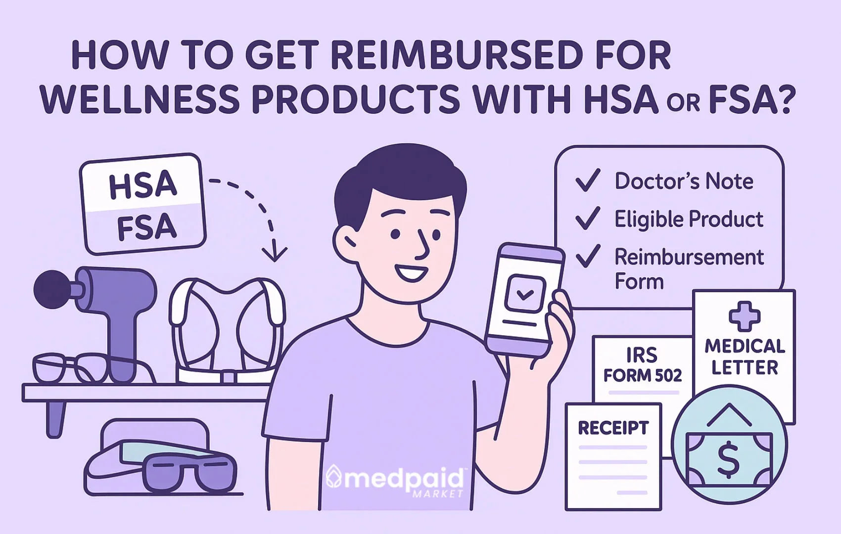 How to Get Reimbursed for Wellness Products with HSA or FSA?