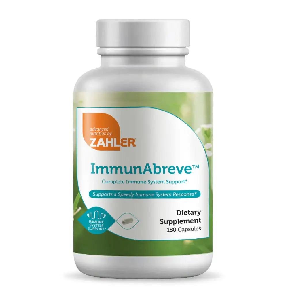Zahler ImmunAbreve Immune Support with Elderberry Astragalus Echinacea and Garlic - HSA FSA Eligible Daily Defense Supplement