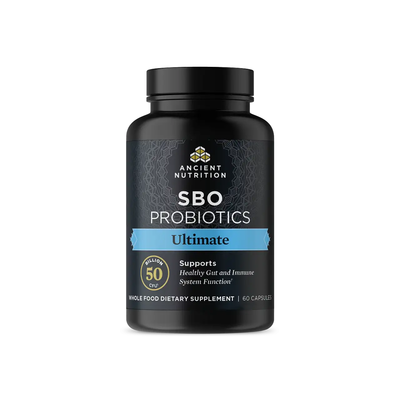 Ancient Nutrition SBO Probiotics Ultimate 50B CFU Capsules for Digestive &  Immune Support with Organic Fermented Herbs HSA/FSA Eligible - 30 Servings