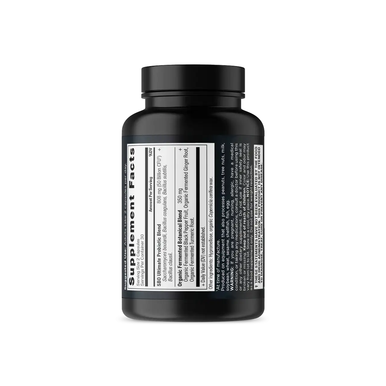 Ancient Nutrition SBO Probiotics Ultimate 50B CFU Capsules for Digestive &  Immune Support with Organic Fermented Herbs HSA/FSA Eligible - 30 Servings