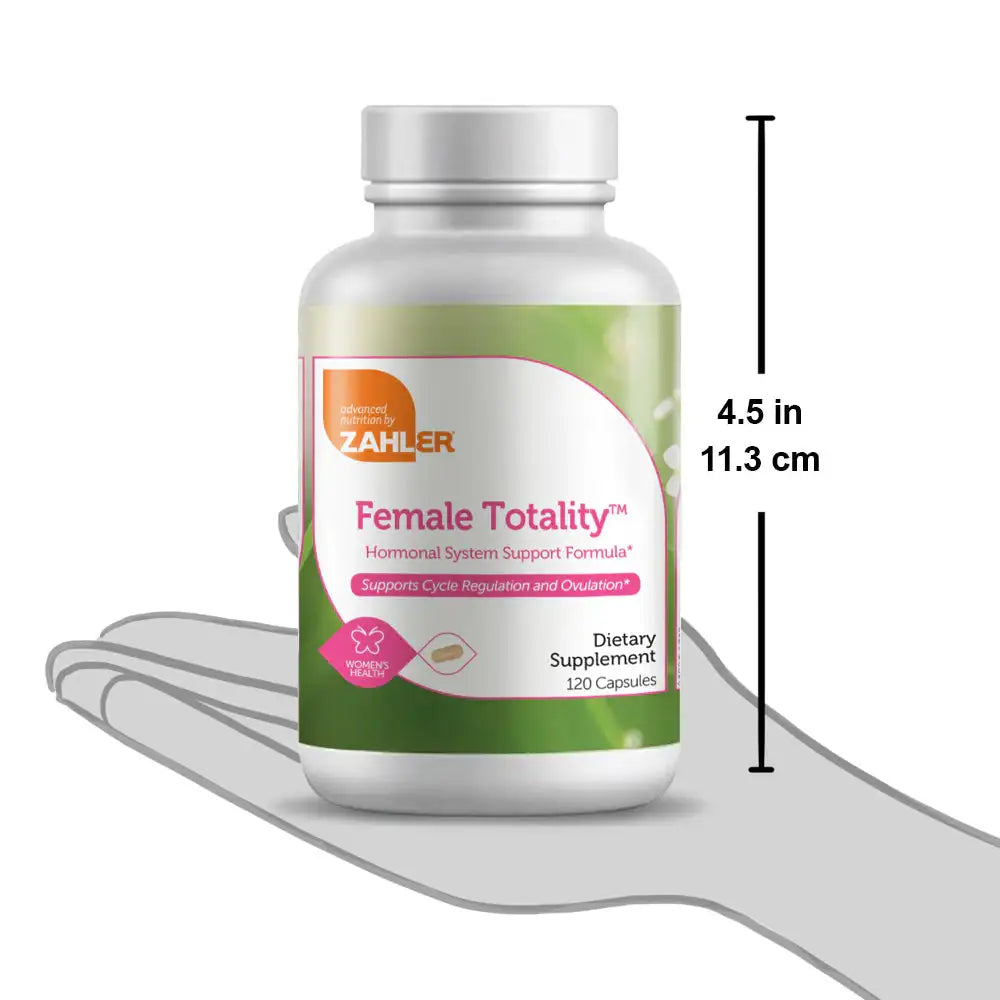 Zahler Female Totality - Hormonal Balance with Dong Quai Shatavari Chaste  Tree DIM for Cycle Support & Ovulation - 120 Capsules - HSA FSA Eligible