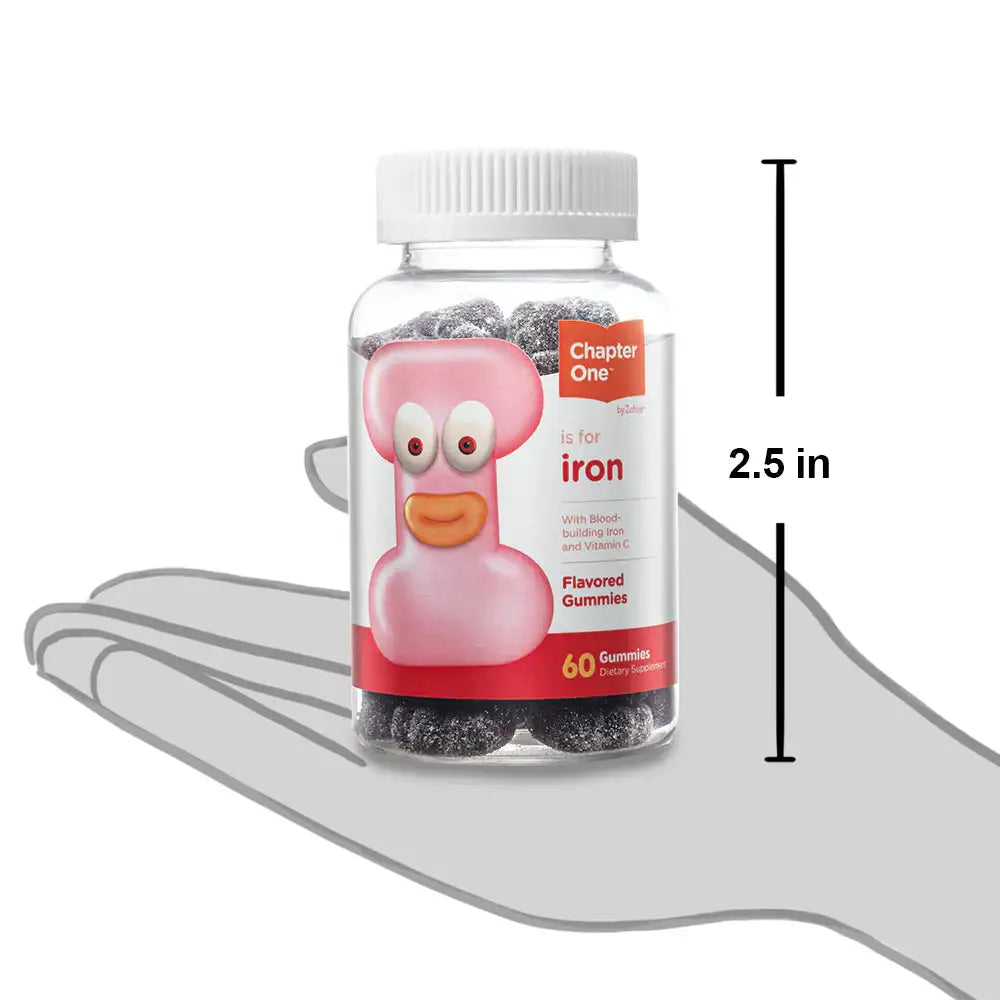 Zahler - Iron Gummies with Vitamin C for Red Blood Cell  Support - 60 Vegetarian Gummies - Gluten Free - HSA/FSA Eligible