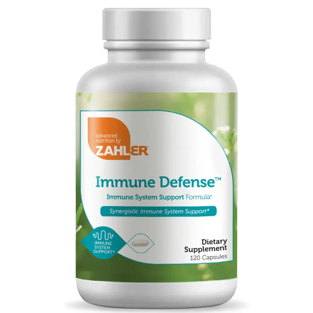 Zahler Immune Defense - Vitamin C, Olive Leaf & Bee Propolis - Immune Support Formula - 120 Capsules - HSA/FSA Eligible