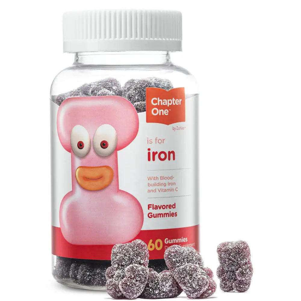Zahler - Iron Gummies with Vitamin C for Red Blood Cell  Support - 60 Vegetarian Gummies - Gluten Free - HSA/FSA Eligible