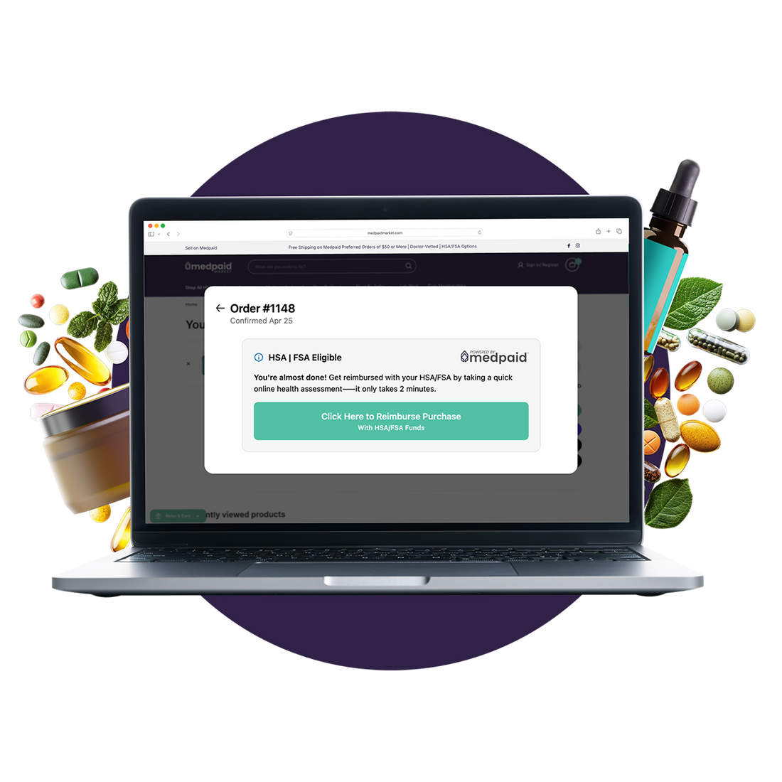 <strong>Reimburse With HSA/FSA Funds</strong>