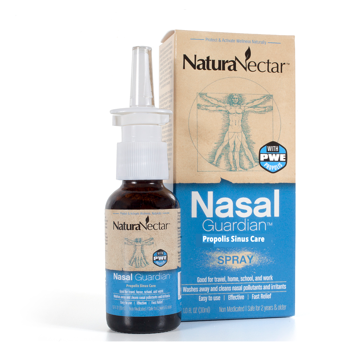 Multi-Propolis Nasal Spray, Alcohol & Propylene Glycol Free, For 2 Years Old & Older, 1 fl oz (30mL)