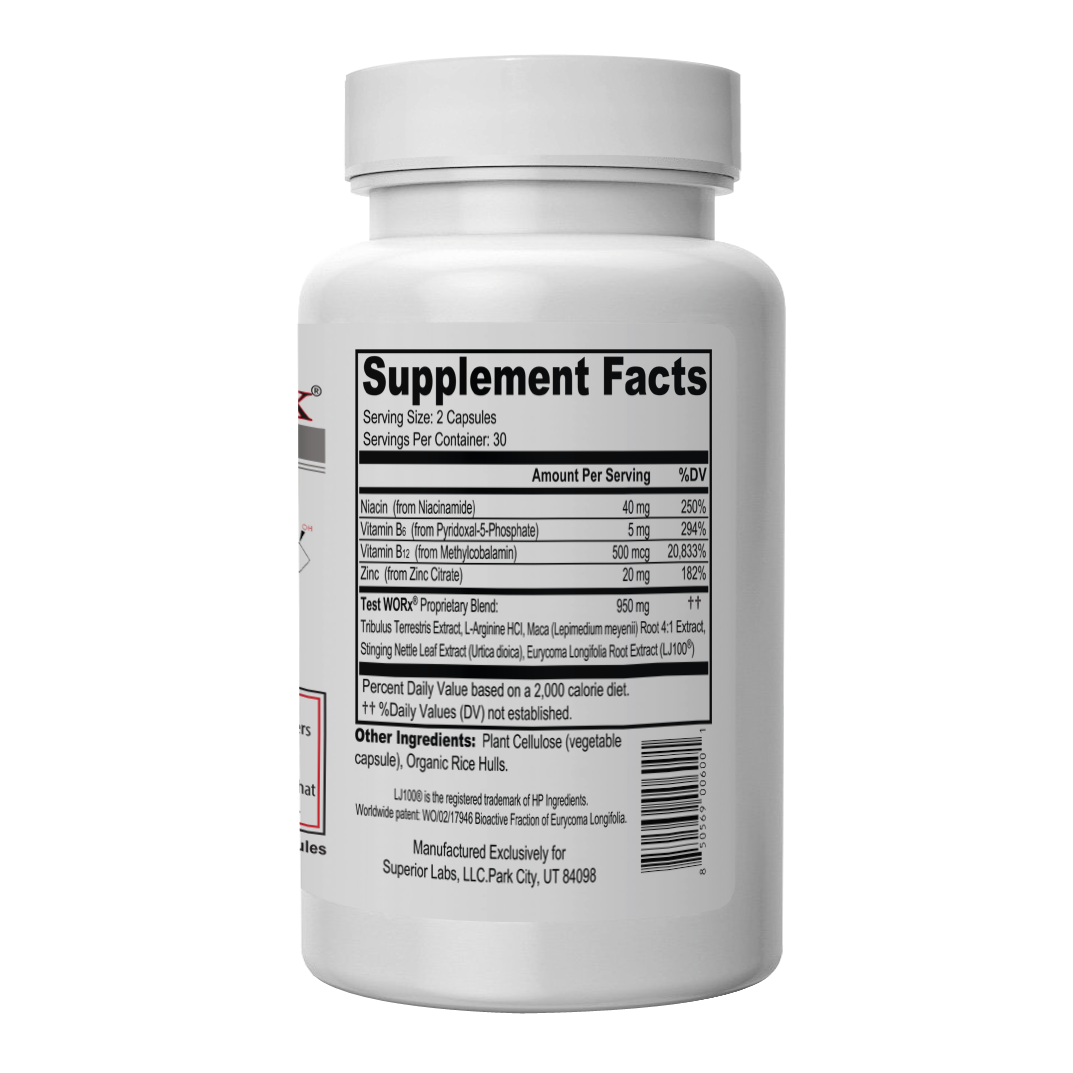 TestWORx® Best Selling Natural T Booster