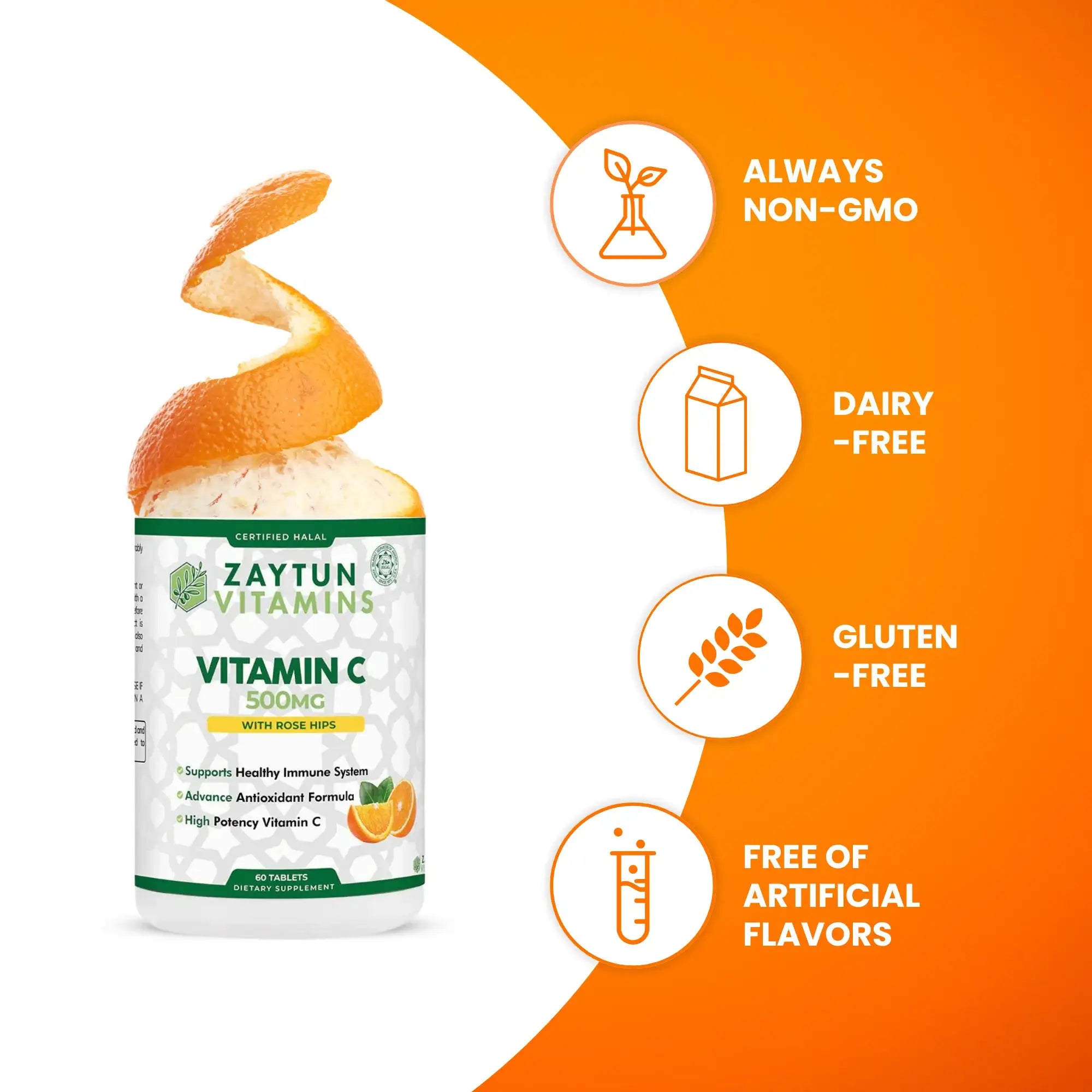 Halal Vitamin C Tablets