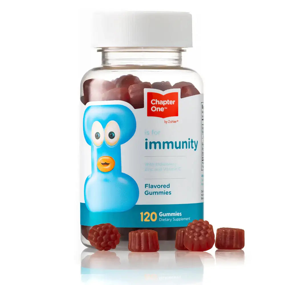 Zahler Chapter One Immunity Gummies with Elderberry, Zinc & Vitamin C - HSA/FSA Eligible, 60 Vegetarian Gummies - Gluten & Dairy Free