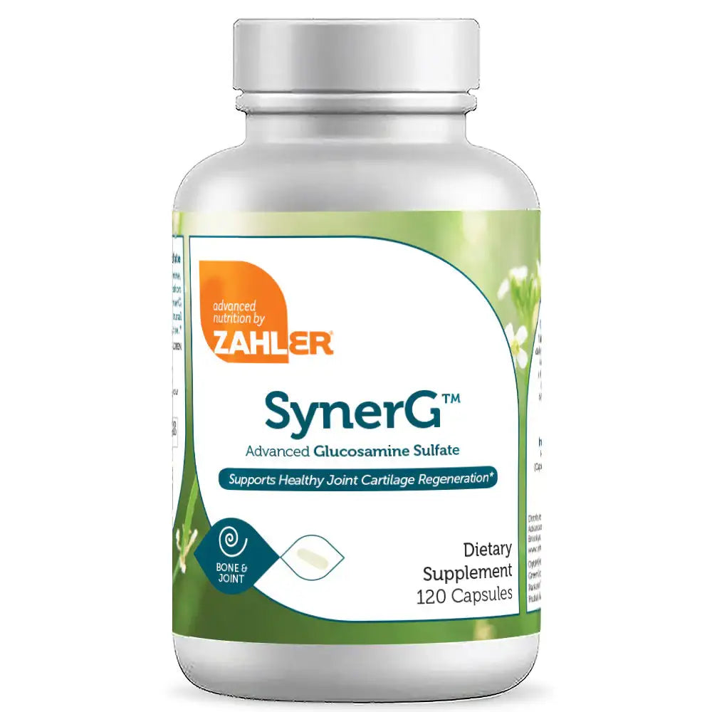 Zahler SynerG - Advanced Glucosamine + MSM + ParActin + FruiteX-B for Joint Comfort, Mobility & Cartilage Support - HSA/FSA Eligible