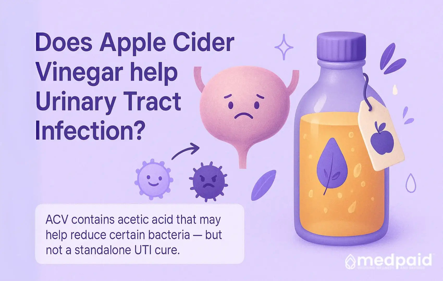 Does Apple Cider Vinegar help Urinary Tract Infection?