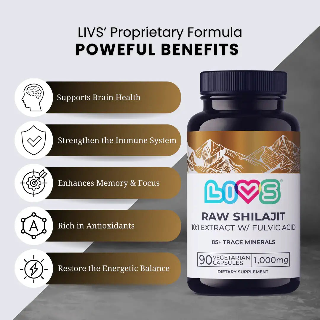 Raw Shilajit LIVS Vitamins