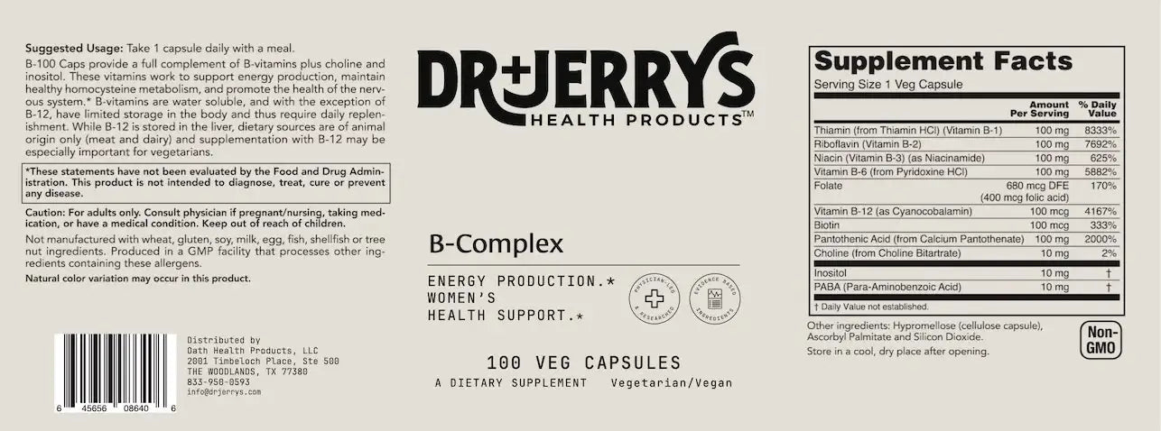 Dr. Jerry's PMS Symptoms Bundle (Chaste Berry, B-complex)