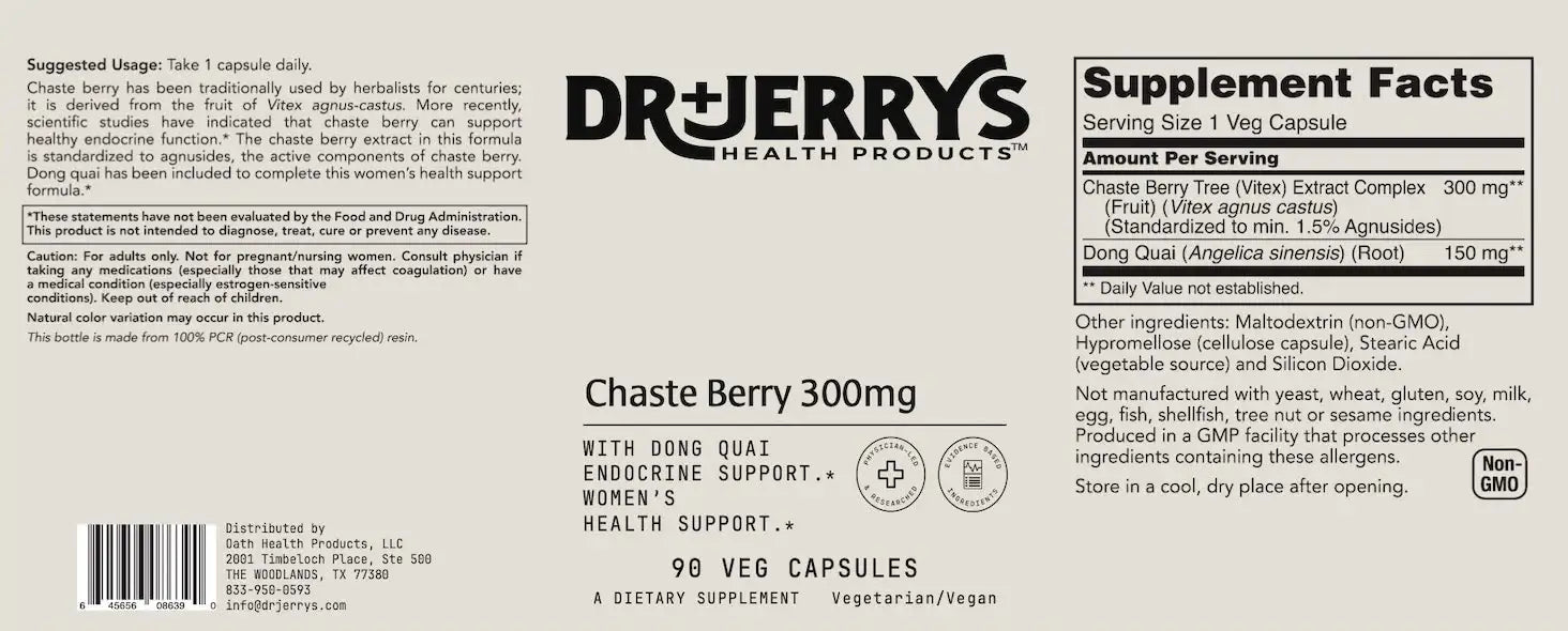Dr. Jerry's PMS Symptoms Bundle (Chaste Berry, B-complex)