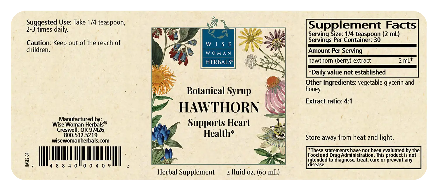 Hawthorn Botanical Syrup (Formerly Solid Extract)