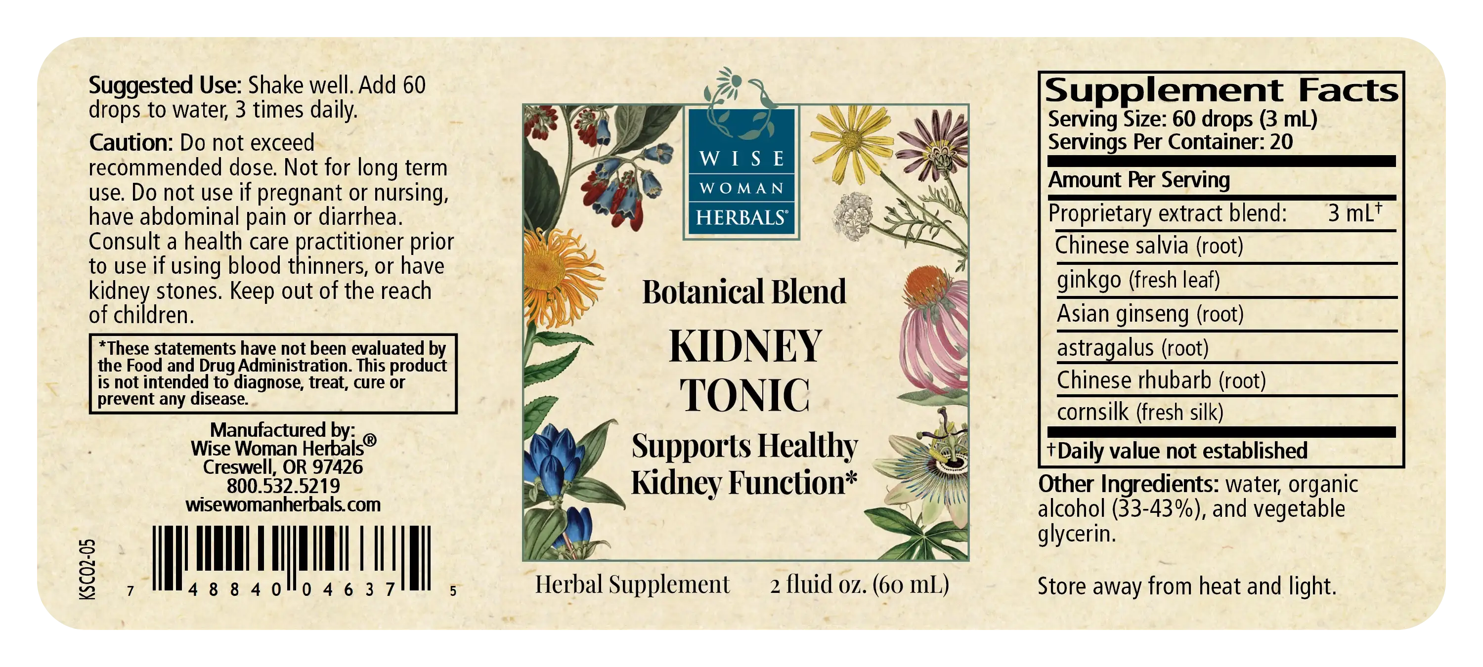 Kidney Tonic (Formerly Kidney Support)