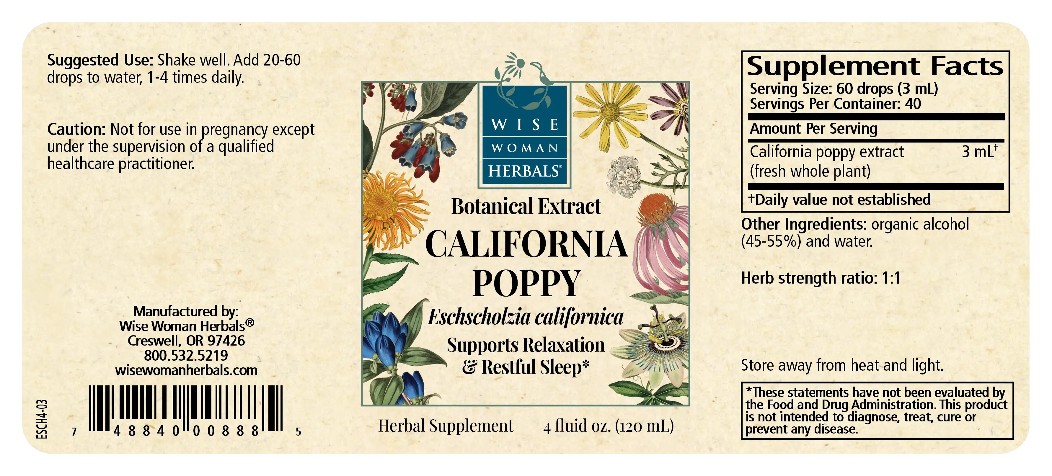 California Poppy (Eschscholzia californica)