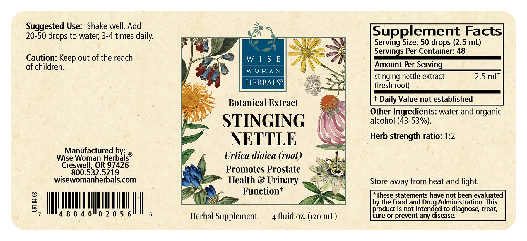 Stinging Nettle (Urtica dioica) Root