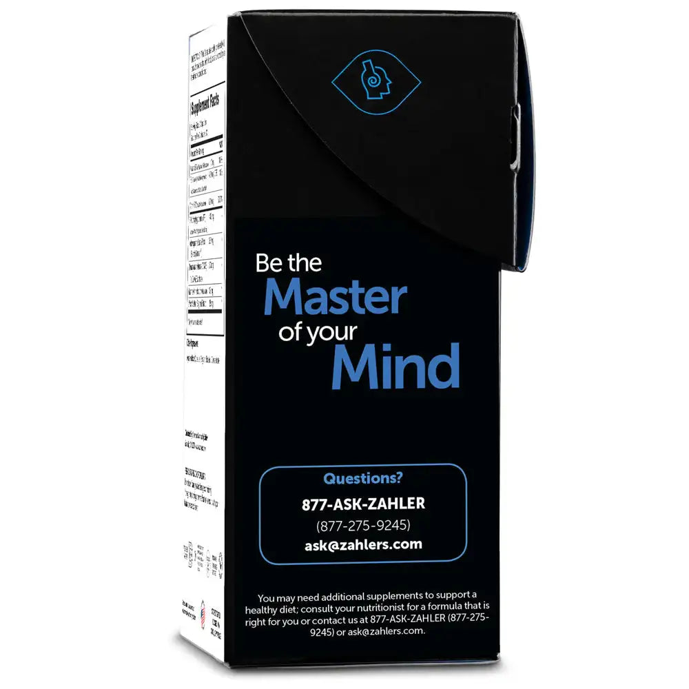 Zahler MasterMind Mood Support with Ashwagandha, 5-HTP & Saffron - Energy & Mental Balance Formula - 60 Capsules - HSA/FSA Eligible