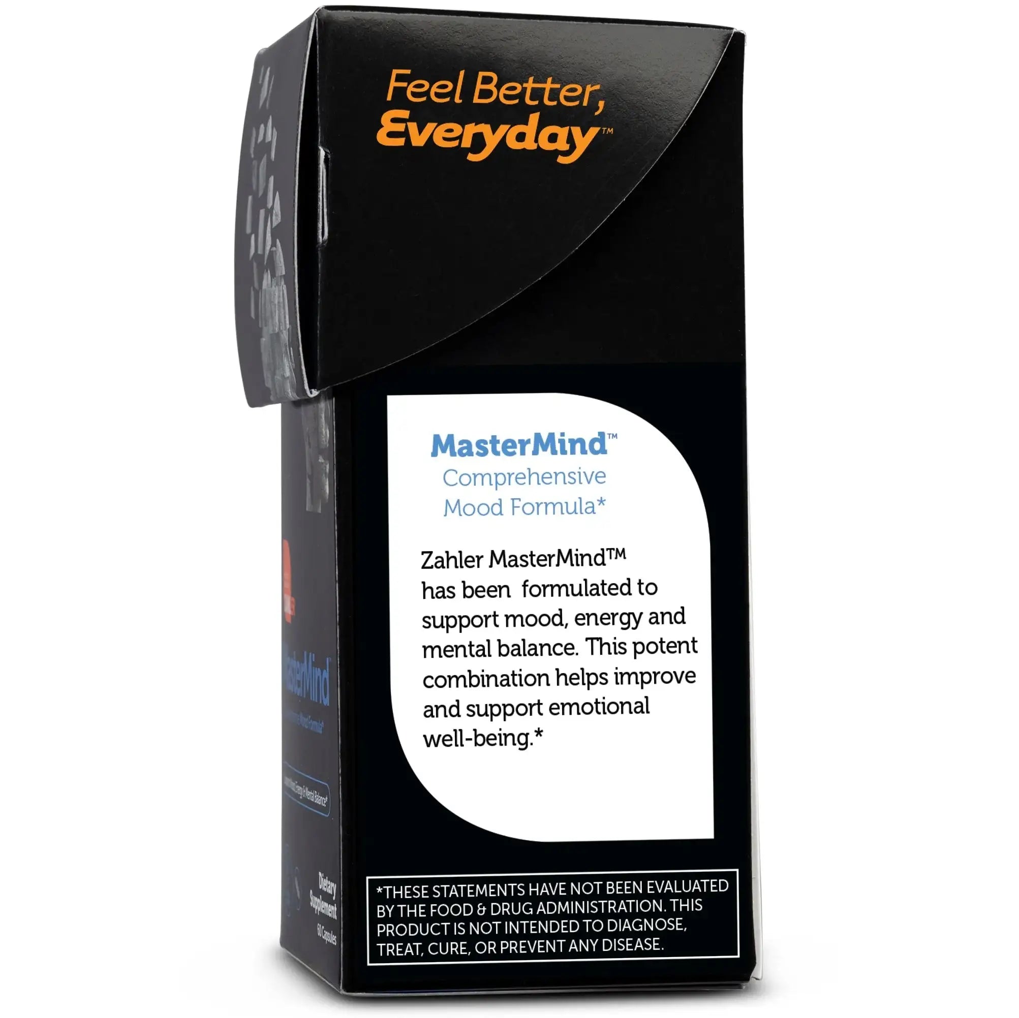 Zahler MasterMind Mood Support with Ashwagandha, 5-HTP & Saffron - Energy & Mental Balance Formula - 60 Capsules - HSA/FSA Eligible