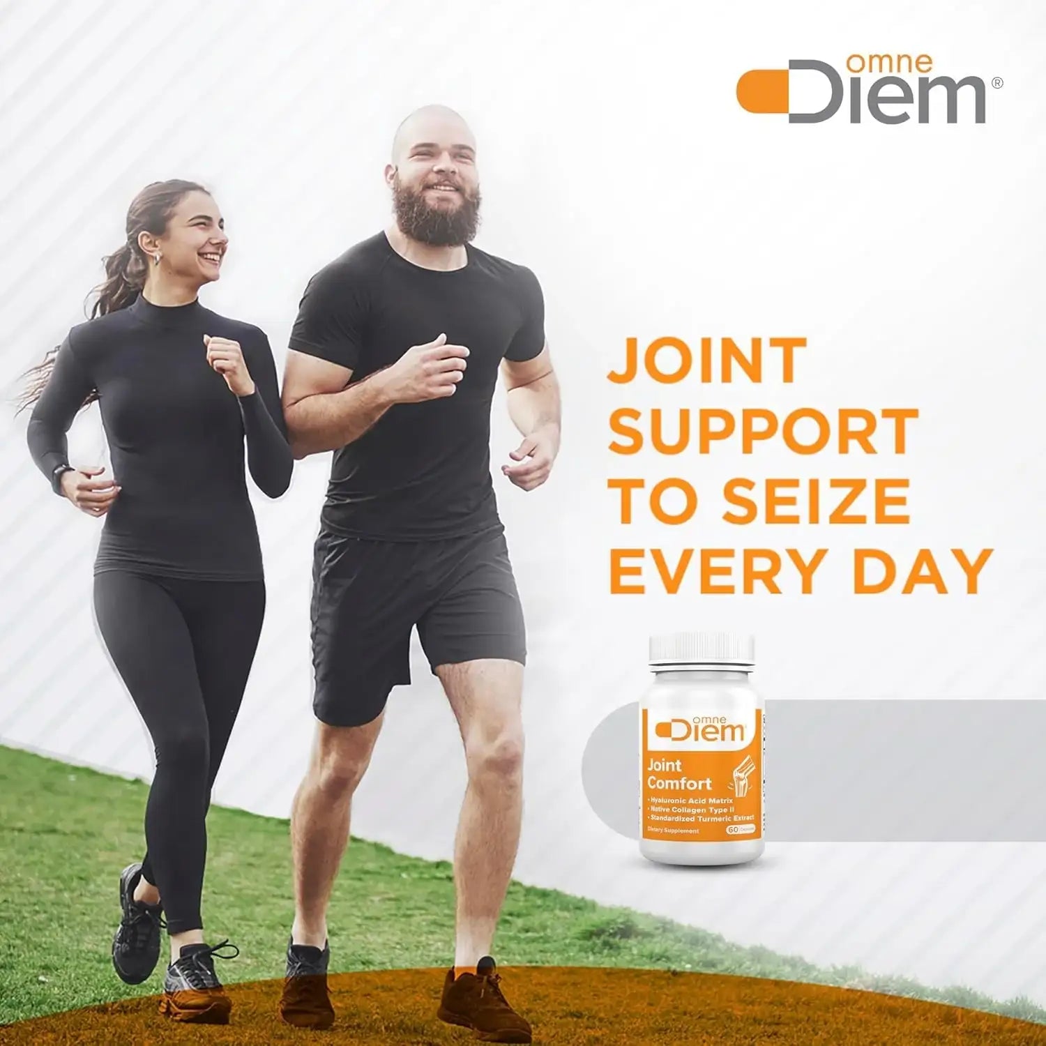 Omne Diem Joint Comfort with ZOARA, 60 Capsules – Comprehensive Joint Care & Comfort - 3 Pack