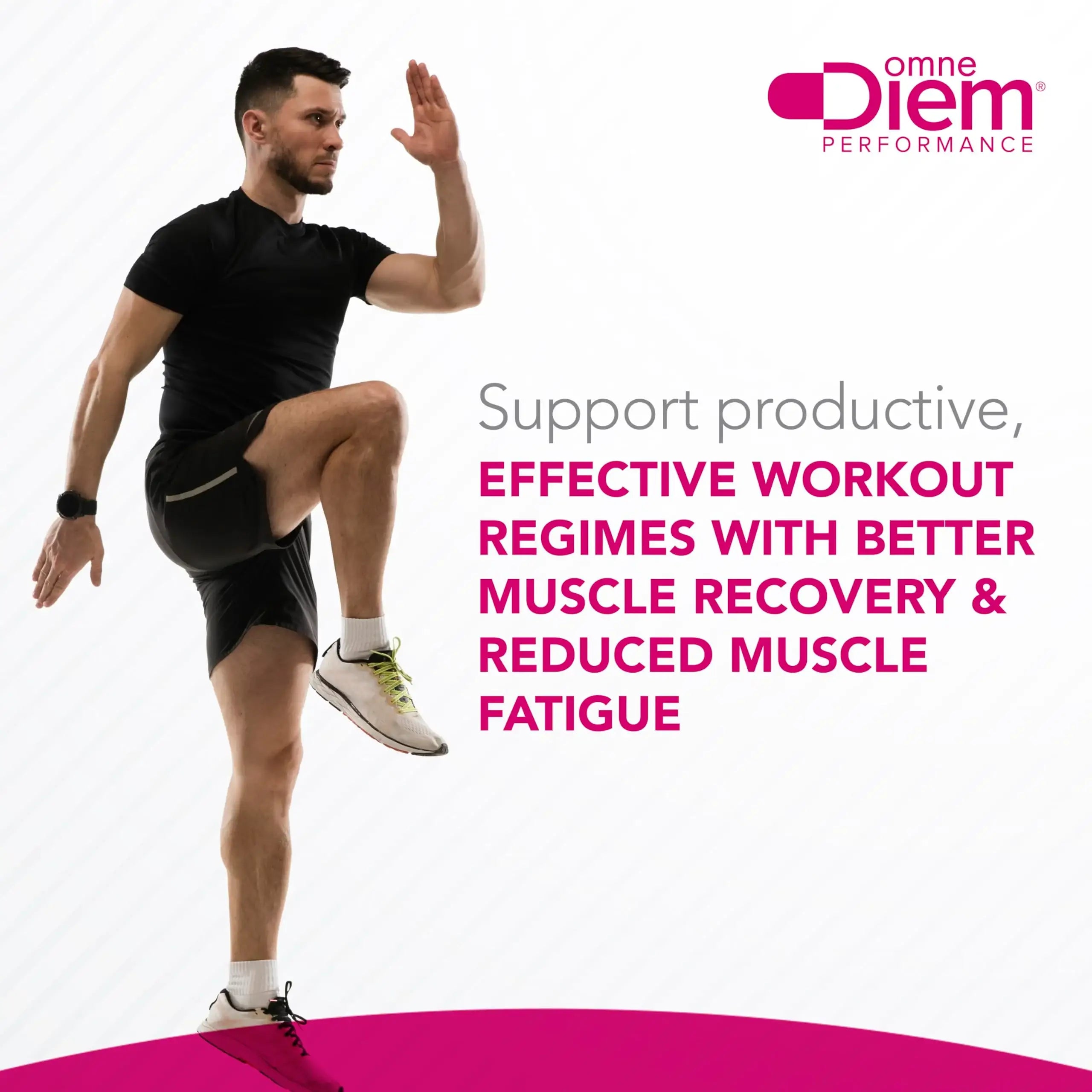 Omne Diem Max Reps Elite Capsules - Phenylcapsaicin Sports Performance Supplement - 120 ct
