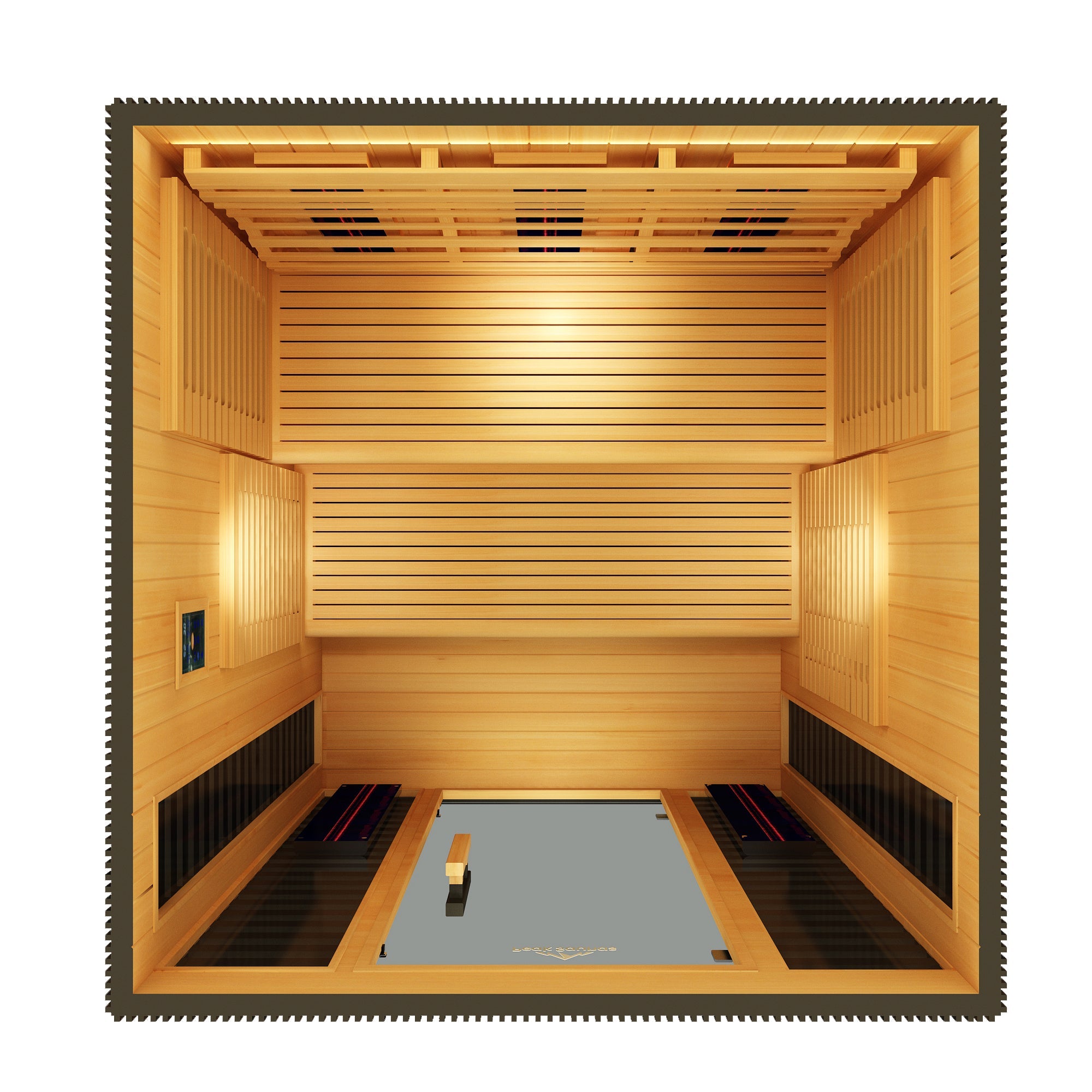 Peak Saunas Kilimanjaro Luxury 5-Person Outdoor Full Spectrum Infrared Sauna with Smart WiFi App Control
