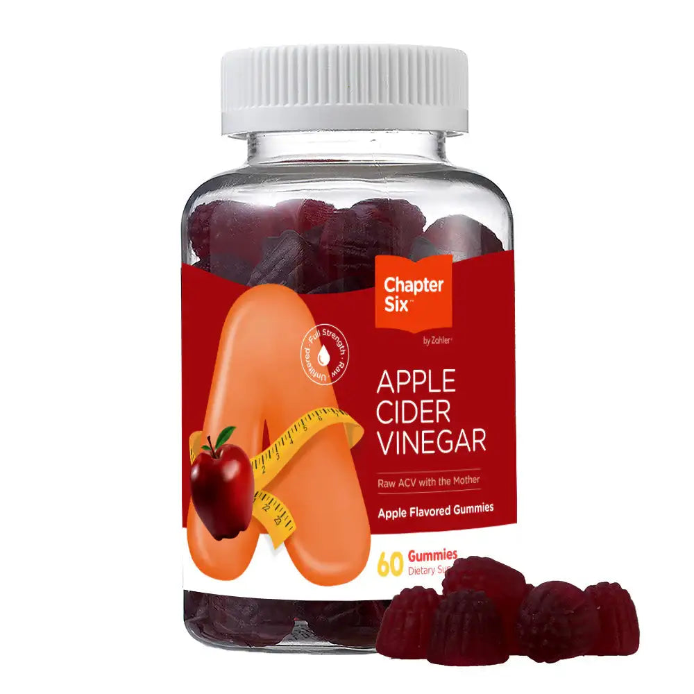 Zahler - Apple Cider Vinegar Gummies with Ginger Root - ACV with the Mother - HSA/FSA Eligible - 60 Gummies for Digestion & Metabolism Support