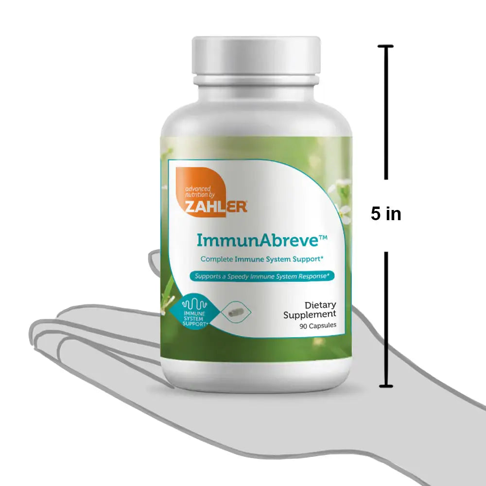 Zahler ImmunAbreve Immune Support with Elderberry Astragalus Echinacea and Garlic - HSA FSA Eligible Daily Defense Supplement