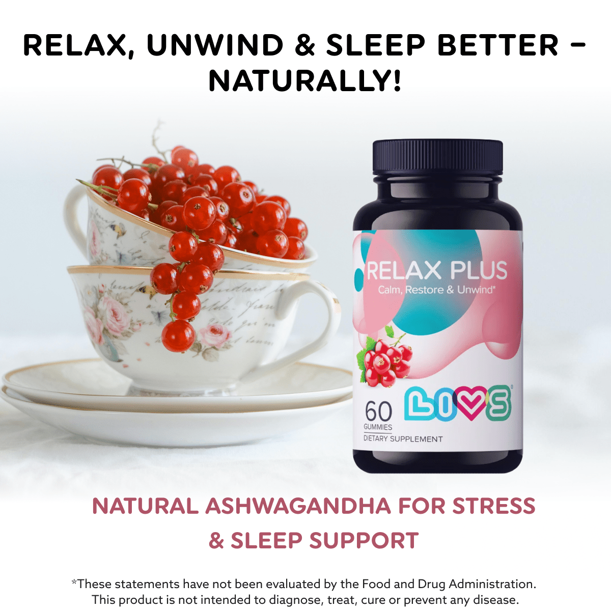 Relax Plus (Ashwagandha) Gummies