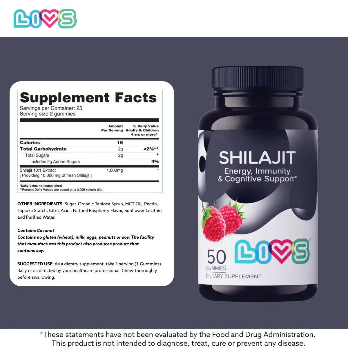 Shilajit Gummies - LIVS Gummies