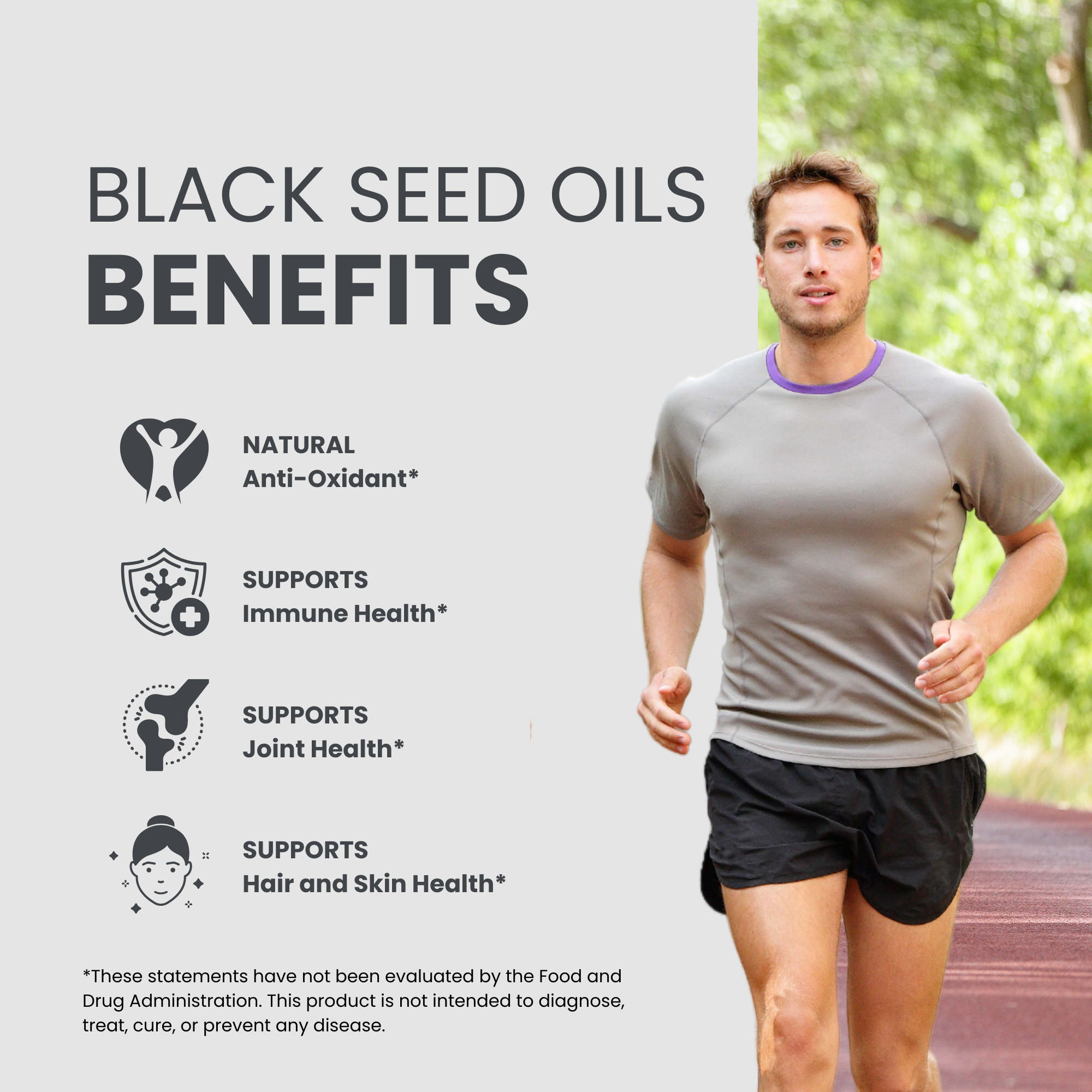 Halal Black Seed Oil Veggie Capsules (3Pack)