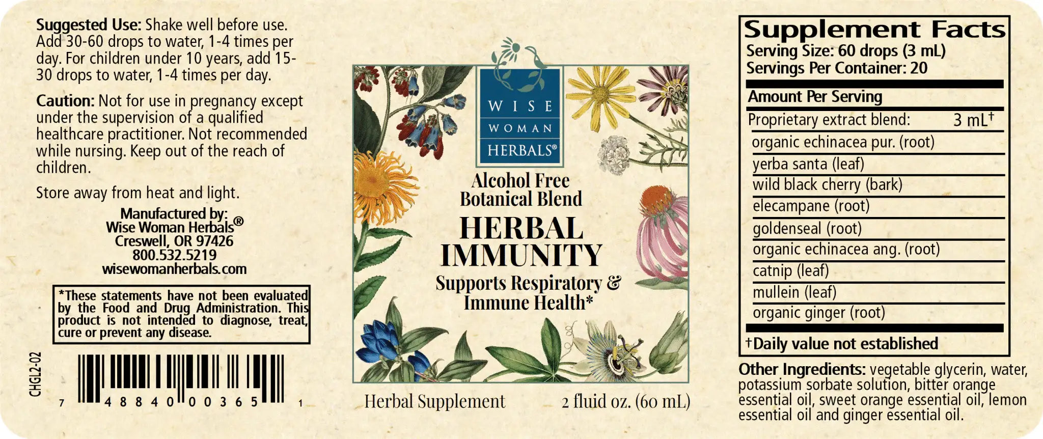 Herbal Immunity (Formerly Immune Glycerite)