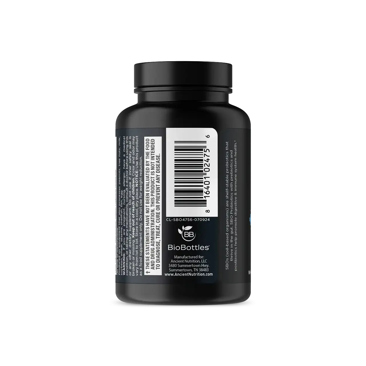 Ancient Nutrition SBO Probiotics Ultimate 50B CFU Capsules for Digestive &  Immune Support with Organic Fermented Herbs HSA/FSA Eligible - 30 Servings