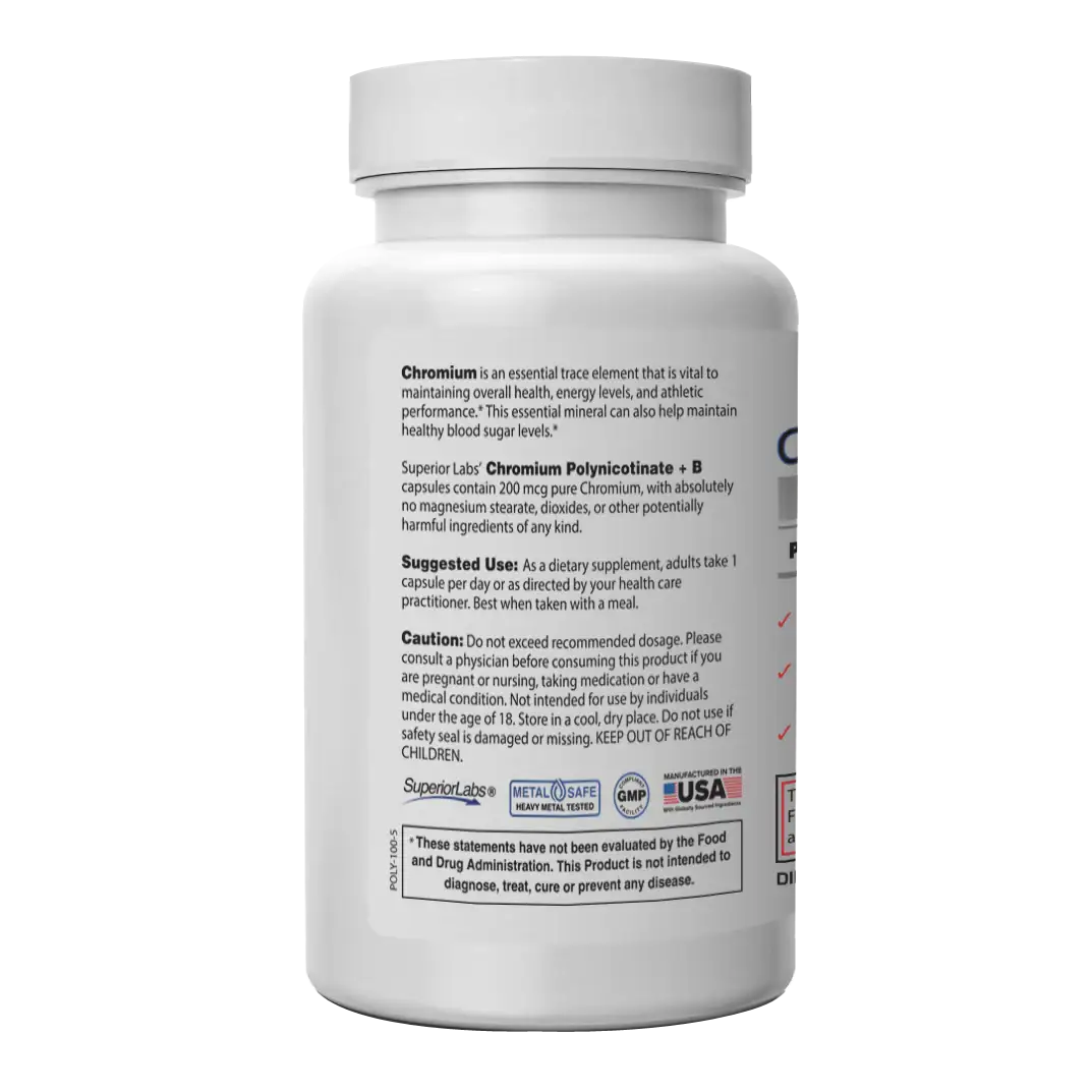 Chromium Polynicotinate + B