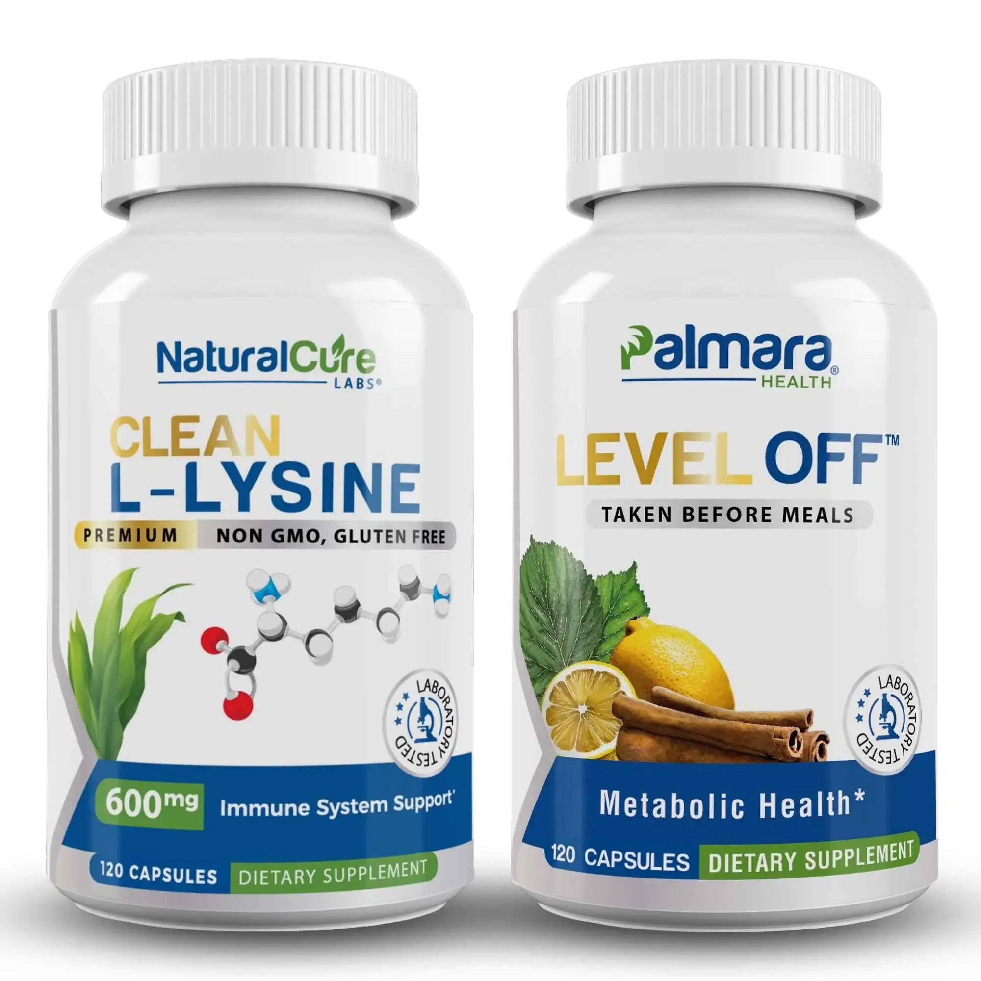 Clean L-Lysine 600mg & Level Off