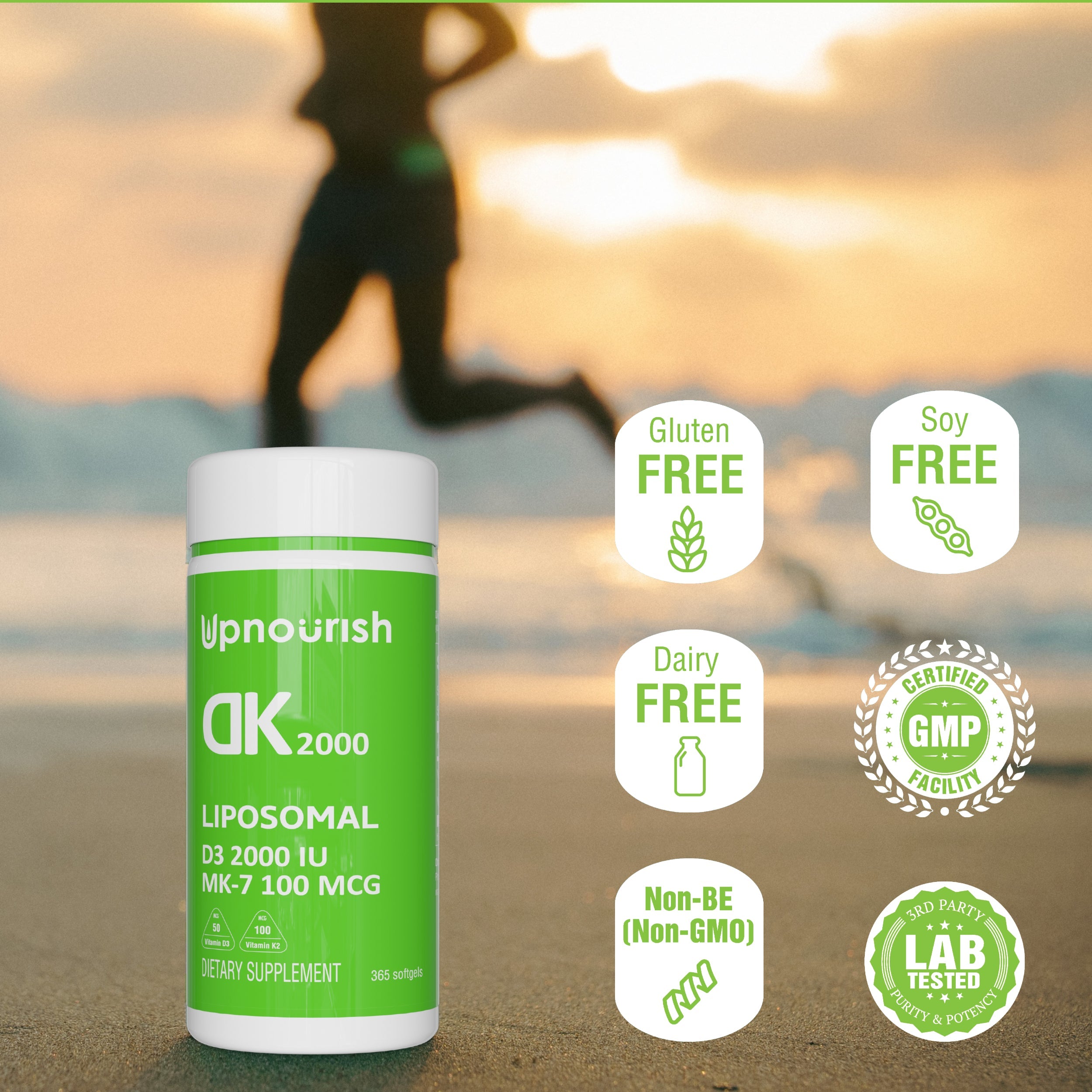 Liposomal D3 2000IU K2 100mcg