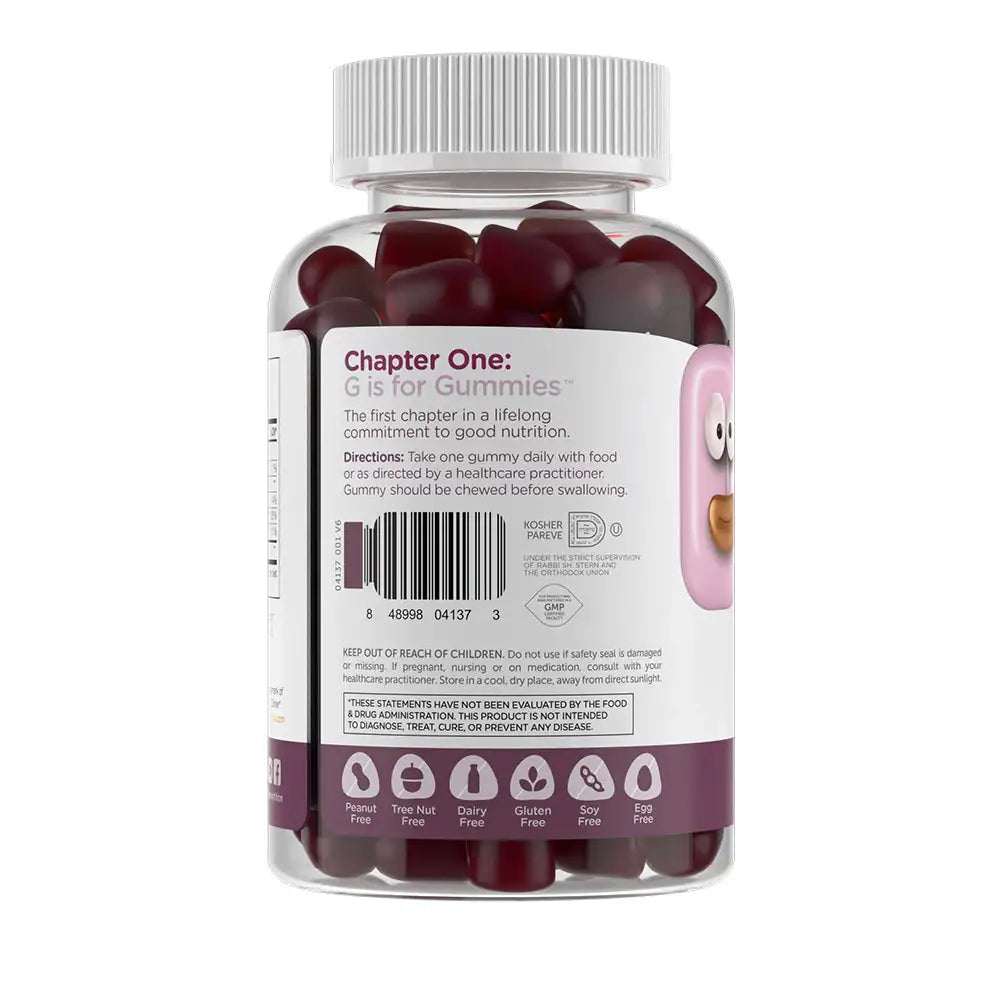 Zahler Chapter One D3 & K2 Gummies - 1000 IU Vitamin D3 + 45 mcg K2 for Kids Bone Health, Calcium Absorption & Immune Support - HSA/FSA Eligible