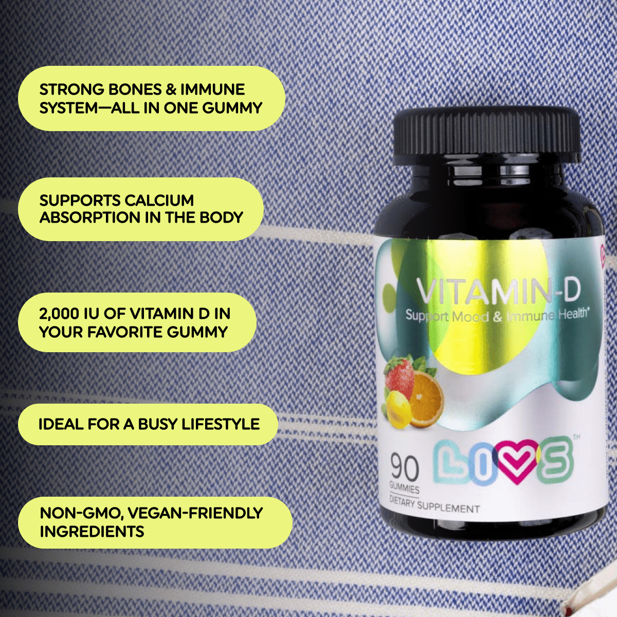 Vitamin D Gummies (2,000 IU)