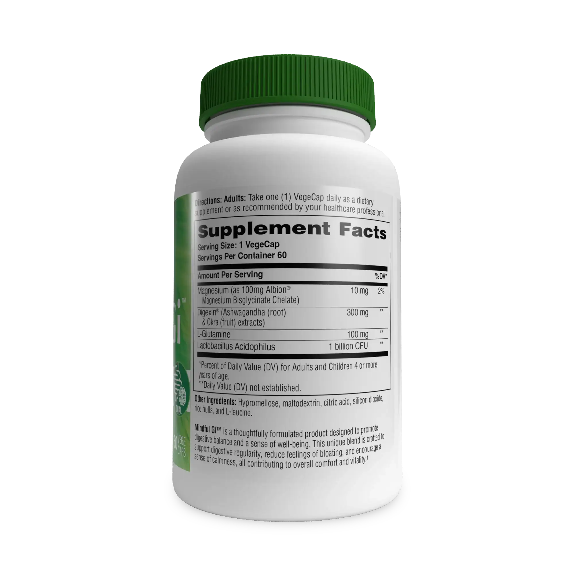 MiNDFUL Gi™ - Healthy Mind & Gut Complex - 60 VegeCaps