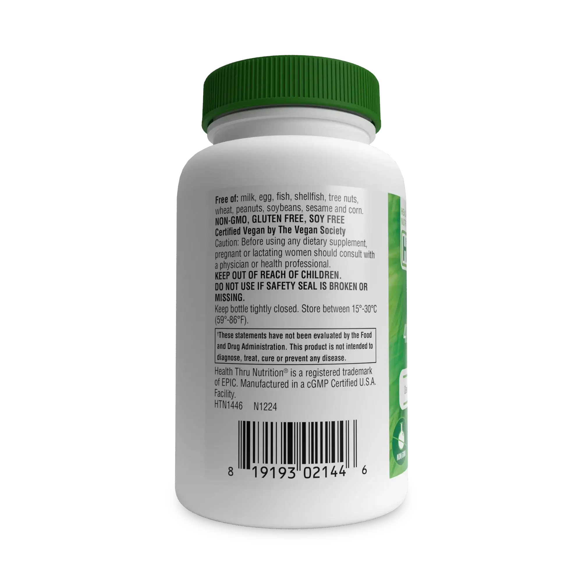 Inositol Supplement 40:1 Myo-Inositol to D-Chiro-Inositol Ratio by Health Thru Nutrition