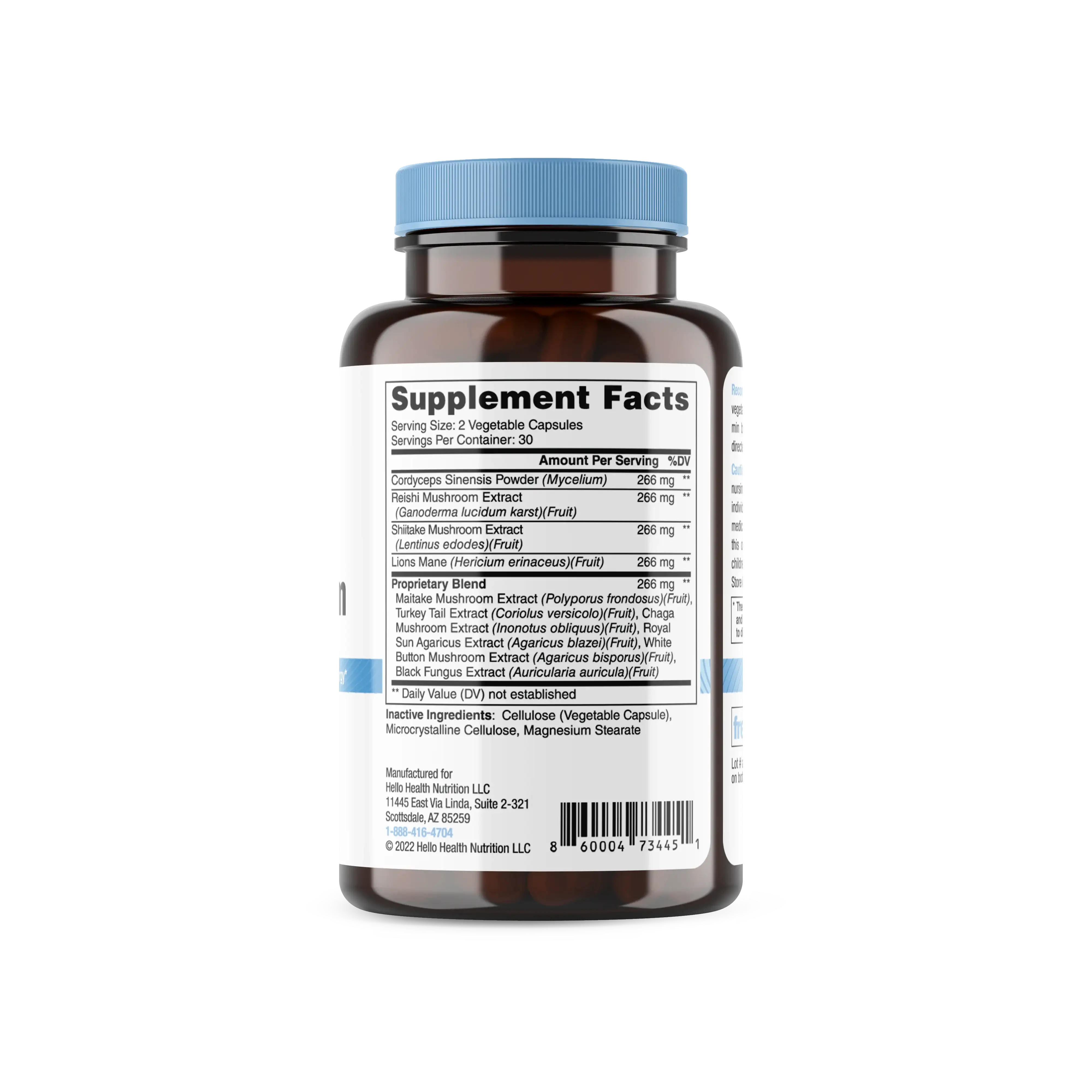 10-in-1 Mushroom Complex capsules