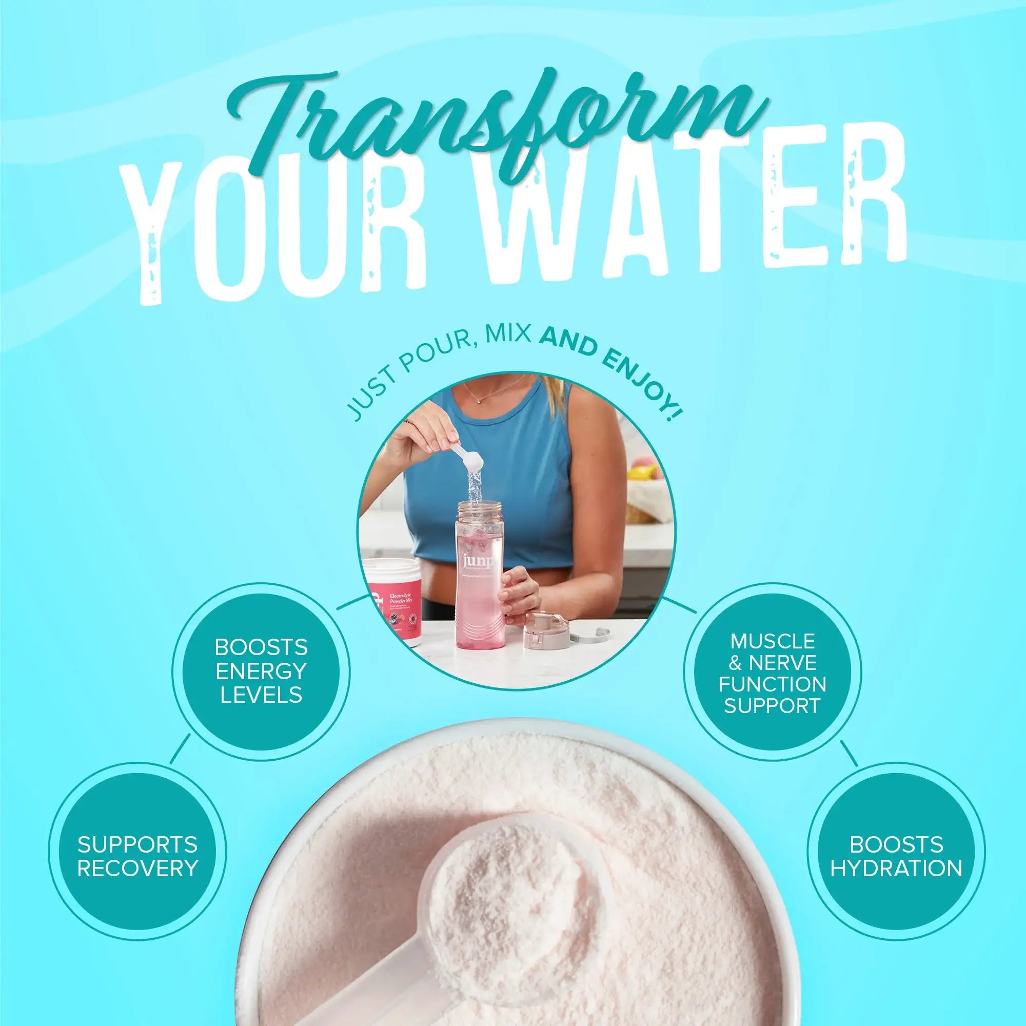 Junp Daily Hydration Electrolyte Powder - Pina Colada - 90 Servings - No Sugar or Carbs - Vegan - Keto Friendly - HSA FSA Eligible