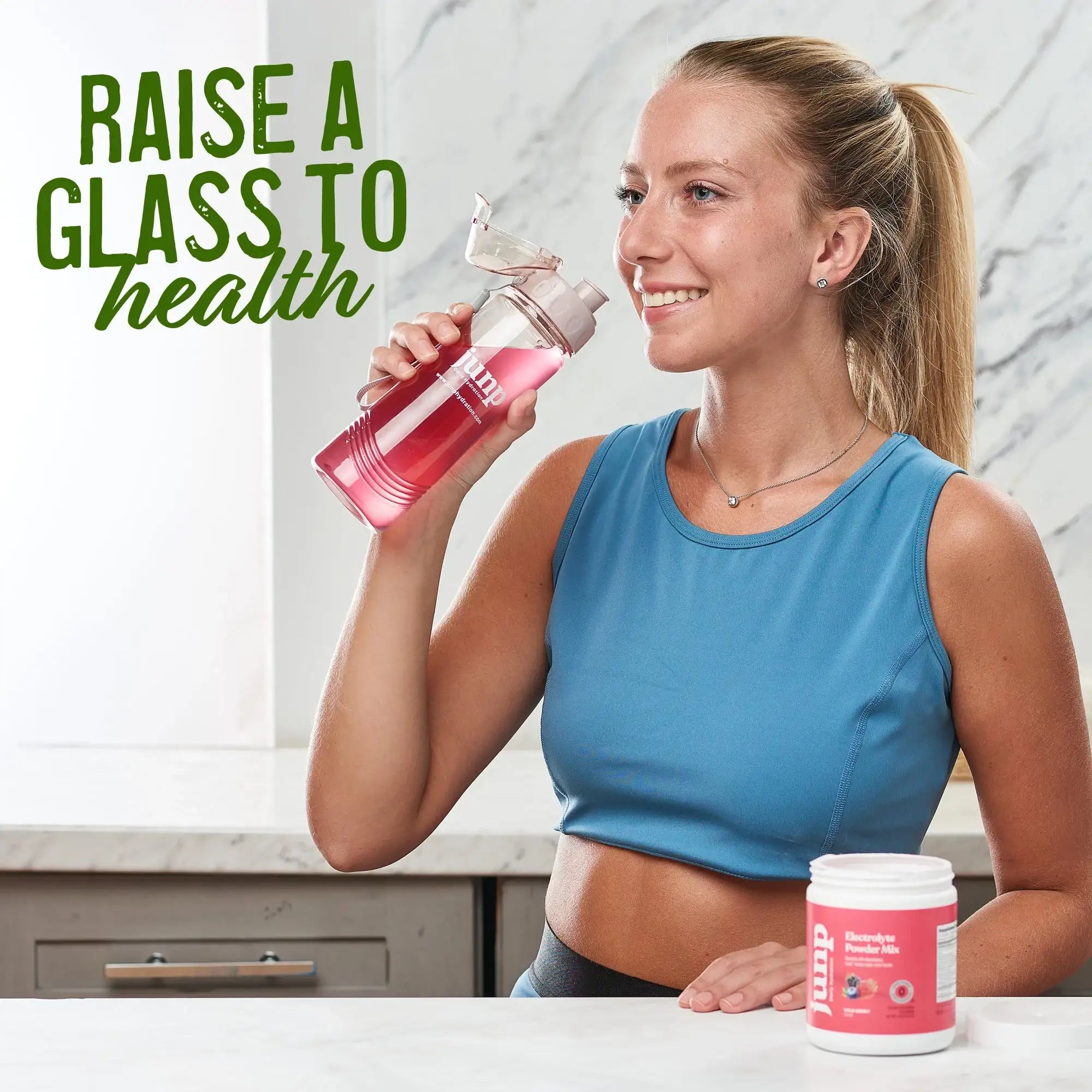 Hydrate with Junp Lemonade Electrolyte Mix - Vegan Friendly - No Artificial Ingredients - 90 Servings - HSA FSA Eligible