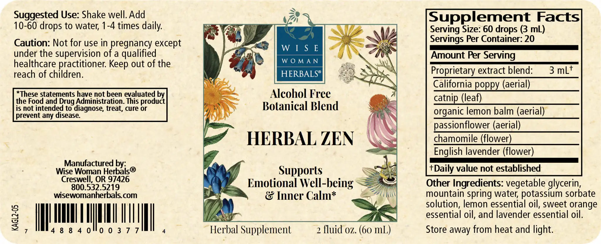 Herbal Zen (Formerly Kalmerite Glycerite)