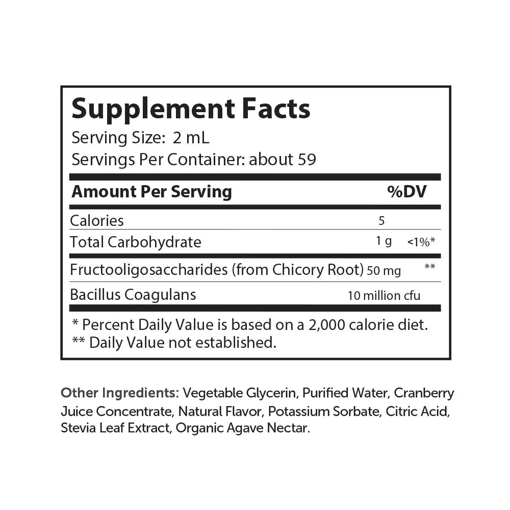 Zahler Kidophilus - Liquid Probiotic for Kids with Bacillus Coagulans & FOS - Gut & Digestive Support - Fruit Punch - 4 oz - HSA/FSA Eligible