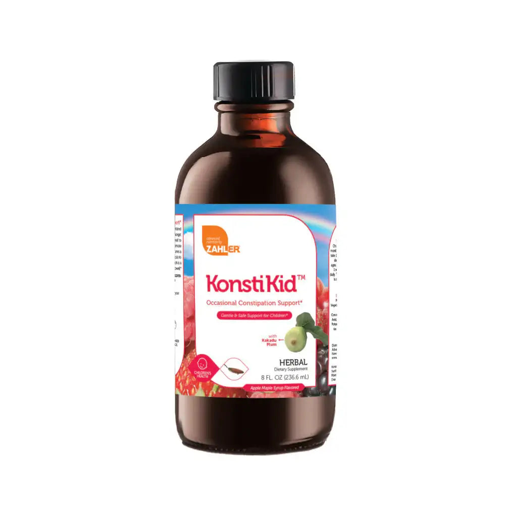 Zahler KonstiKid - Gentle Digestive Support with Magnesium, SunFiber & Fennel - Laxative-Free Liquid - 8 oz - HSA/FSA Eligible