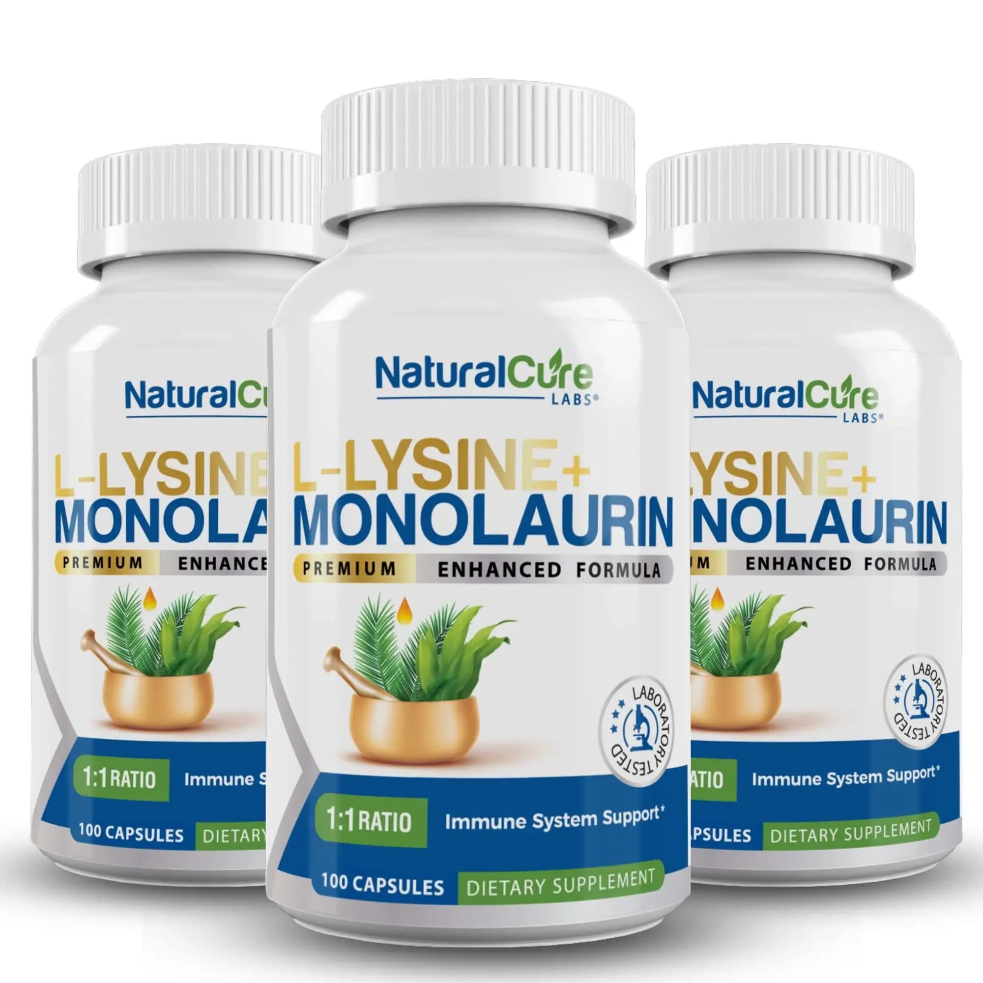 L-Lysine + Monolaurin 600mg