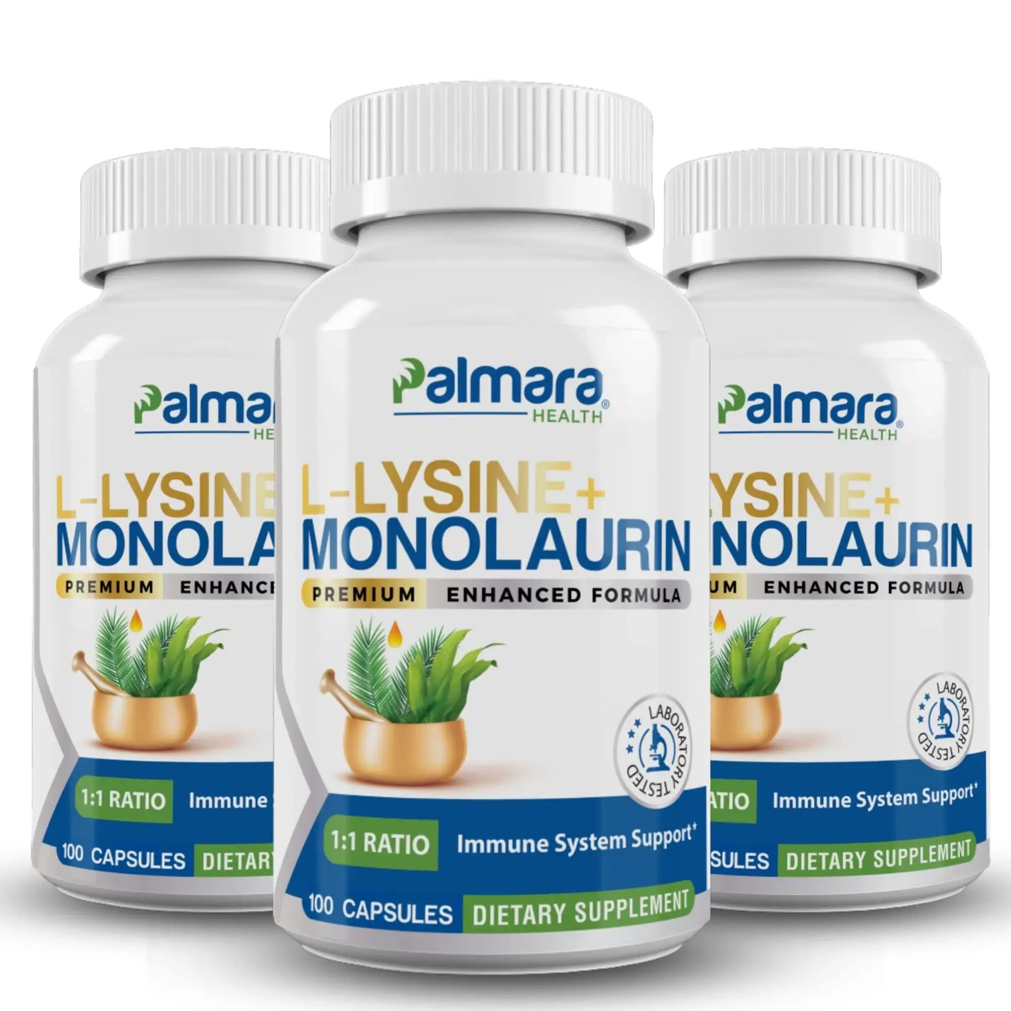 L-Lysine + Monolaurin 1:1 Ratio | Palmara Health